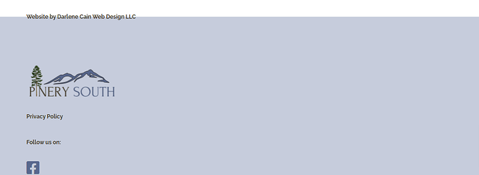 Footer incorrectly formatted