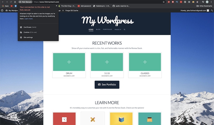 Homepage Screenshot