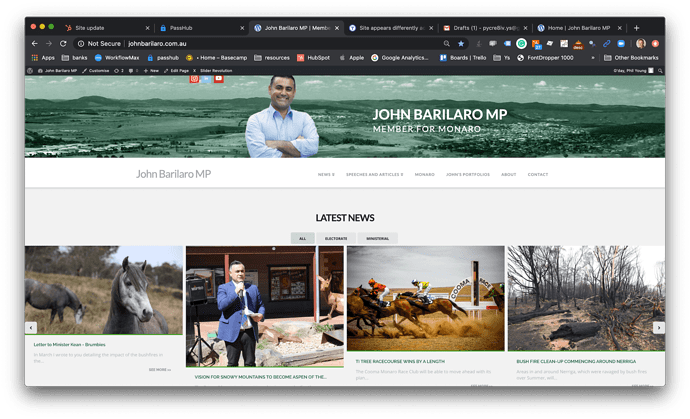 Chrome logged in
