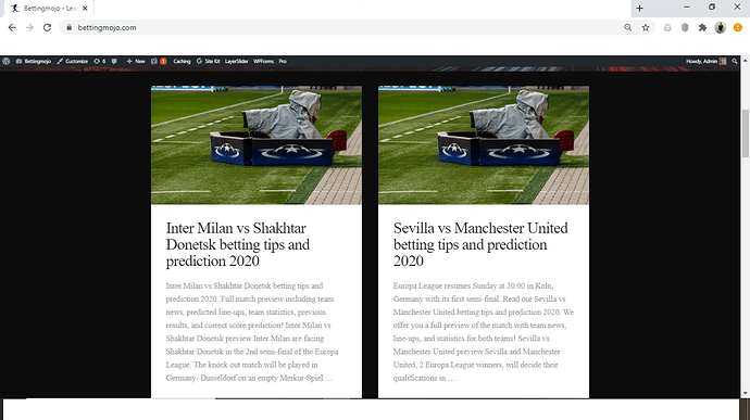 Website content
