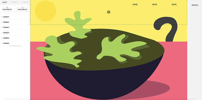 website header wrong