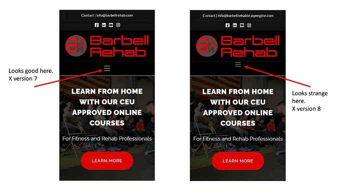 menu bars