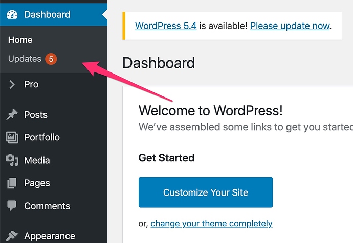 Dashboard_‹X_Dev_Tutorials—_WordPress