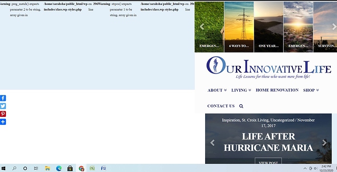 Update Error2 - Incognito Chrome Browser 12-23-2020