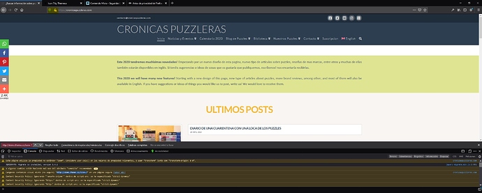 Error web not secure