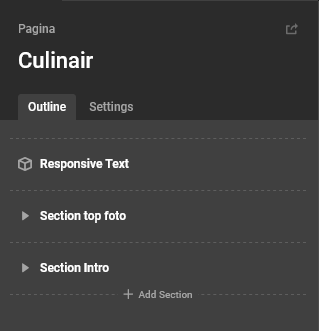 respansive text element