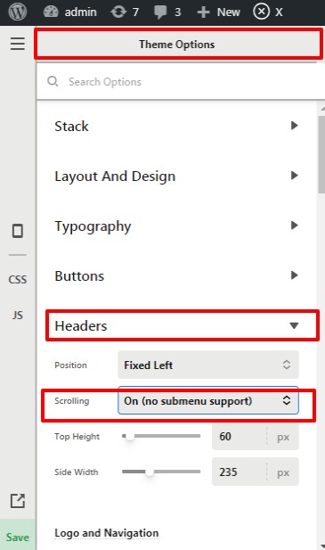 Theme-Options-X
