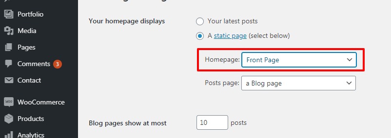 Reading-Settings-‹-admin-—-WordPress
