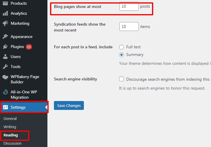Reading-Settings-‹-Barber-Site-—-WordPress