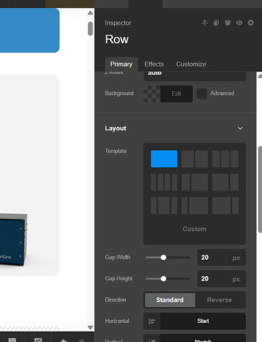 parent-row-settings