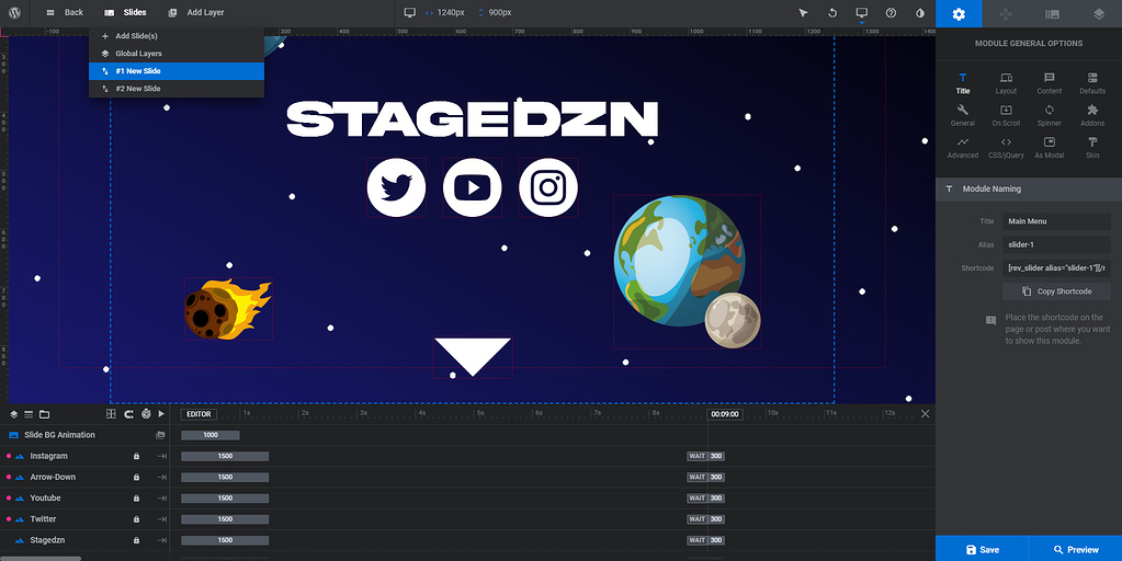 Revolution Slider Help with transitions and navigation menu Support Themeco Forum
