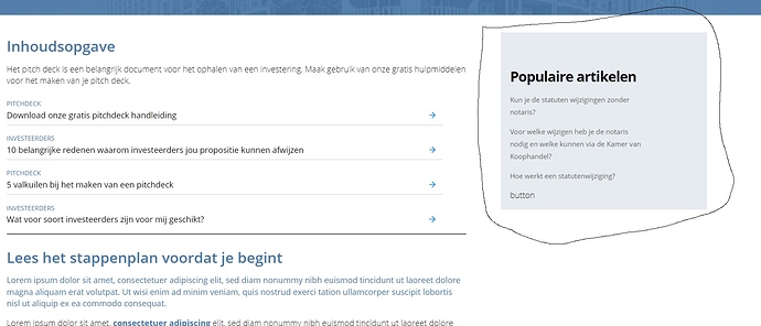 sidebar nav fixed