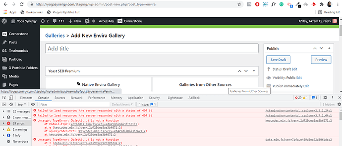 envira-gallery-uploading-issue