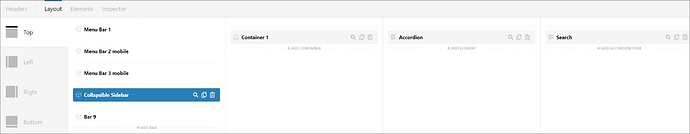 Collapsible Sidebar