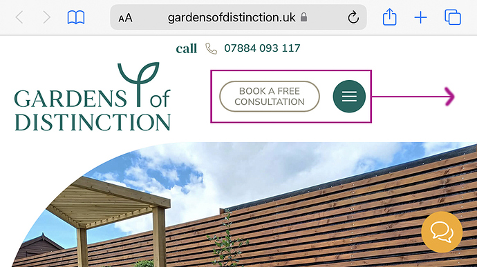 Mobile Landscape Incorrect