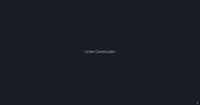 under construction current