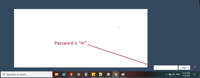 login password