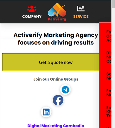 dropdown menu hidden