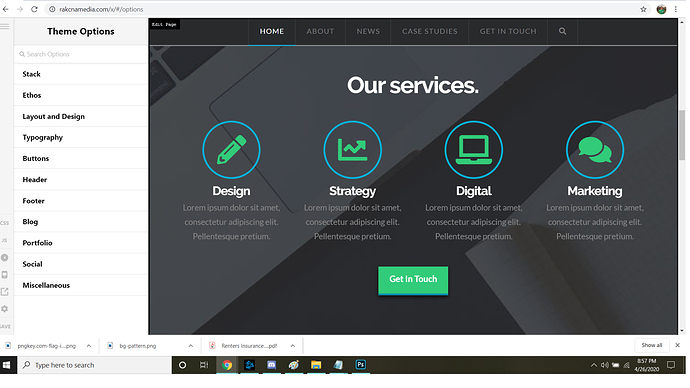 X theme