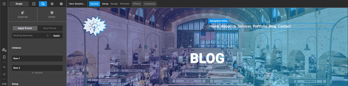 Single Post Hero - Builder