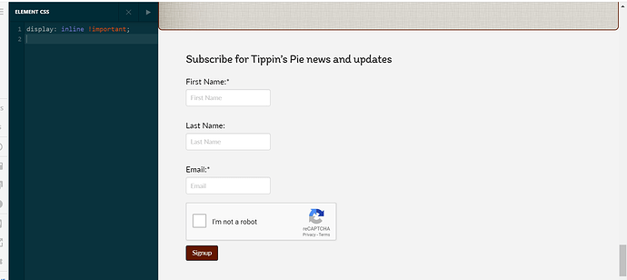 inline CSS