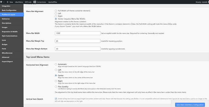 Screenshot 2025-08-26 at 21-19-55 UberMenu Settings ‹ Umauma Staging — WordPress