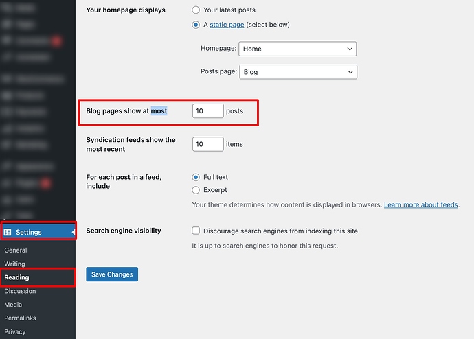 Reading-Settings-‹-TEST-—-WordPress-12-23-2025_05_50_PM