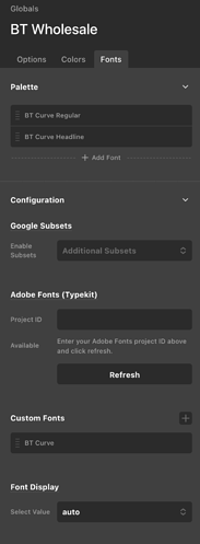 fonts