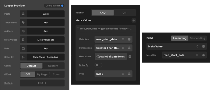 Looper Provider Settings