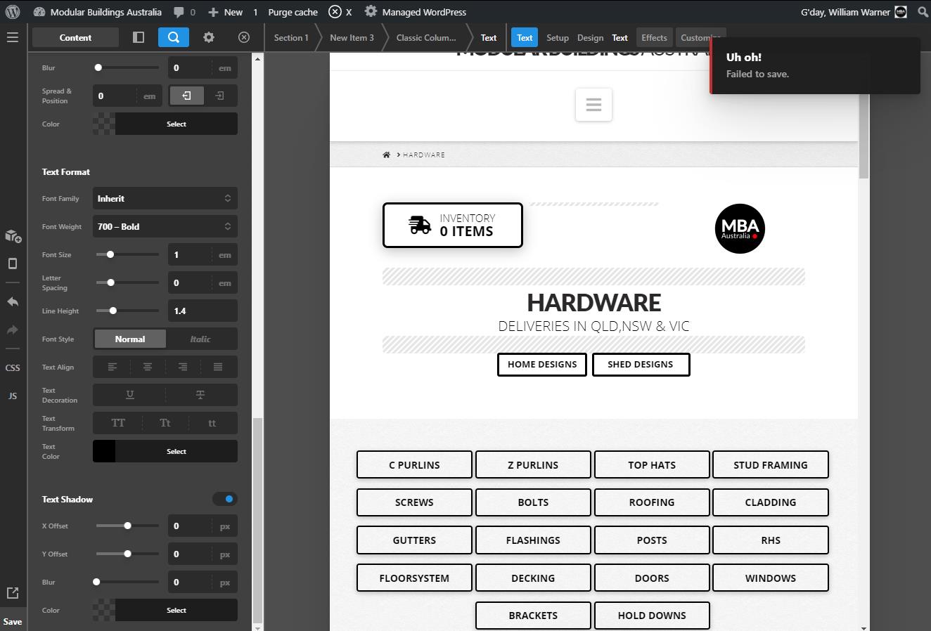 Hardware Issue