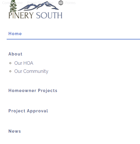 Mobile navigation menu unformatted