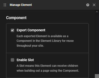 component-export
