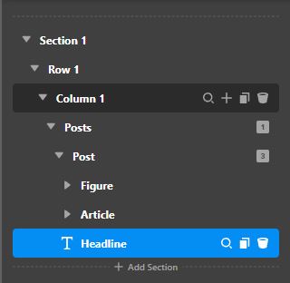 Conditional element